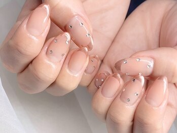 ミラーフレンチネイル