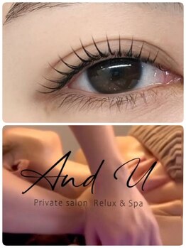 アンドユー(And U)の写真/完全フルフラットシャンプー台YUME導入サロン★×まつ毛パーマのセットメニュー！時短で賢く綺麗を叶える◎