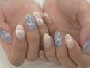 【山崎】大理石ネイル