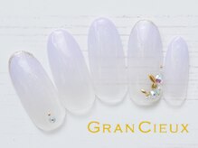 クアトログランシュ 青葉台(QUATRO×GranCieux)/上品パープルネイル／6500円