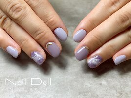 シンプルニュアンスネイル
