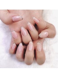 ラインフレンチネイル