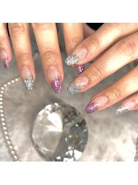 ラメグラデーション