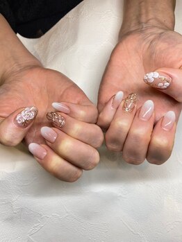 ホワイトグラデーション/ミラー