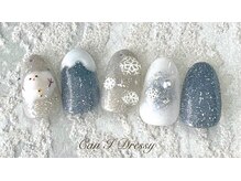 キャンアイ ドレッシー 横須賀中央店(Can i Dressy)/雪だるまネイル￥9000