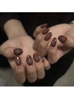 ラテネイル(Latte nail)の写真/【初回オフ無料】ニュアンス/オフィスネイルは"大人な雰囲気と抜け感"ある上品なデザインに♪長さだしも◎