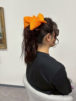 ミカヅキ 赤坂/アレンジポニーテール!