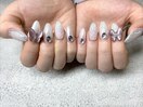 流行りのバタフライネイル★