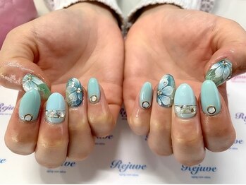 リジュベ(Rejuve)/初夏のフラワーネイル☆