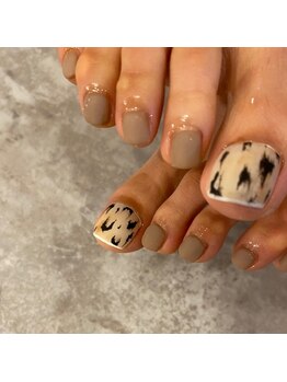 綾キラリネイル(Kirari Nail)/foot nail