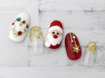 キャンアイドレッシー ヨコハマ元町店(Can I Dressy)/【NEW】サンタクロースネイル