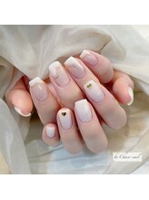 チャコネイル(chaco-nail)/ちぐはぐニュアンスネイル