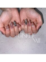 ジゼルネイル(Gisele Nail)/フラッシュ4本アート