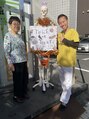 森下千歳接骨院&nbsp;お客様とパシャリ♪