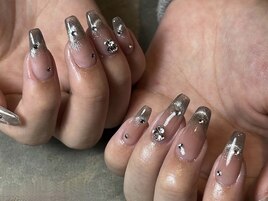 ブルーニュアンスネイル