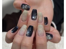 カラン 焼津店(CALIN)/ネイビー×オーロラホワイト