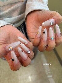 ロングネイル×定額コース