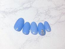 パラジェル登録サロン バランス シンプルネイル&アイラッシュ 新田東店(balance)/ブルーワンカラー