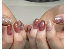 ガレリアエレガンテ KHビル店(GALLARIA Elegante)/くすみピンクニュアンスネイル