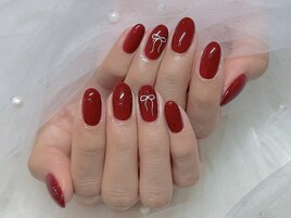 リボンネイル ¥6000