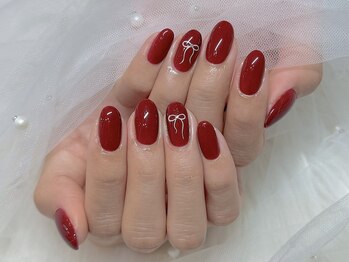 バベル 京橋店(Babel)/リボンネイル ¥6000