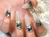 【Hand】チップ長さだし10本＋持ち込みArt☆オフ込　　　　￥14300
