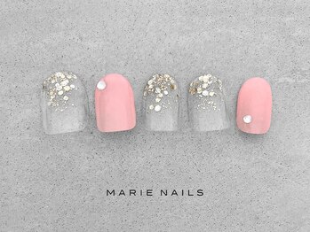 マリー ネイルズ いわきラトブ店(MARIE NAILS)/新規5500円税込 春 0306a