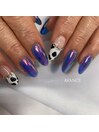 オーロラミラーネイル