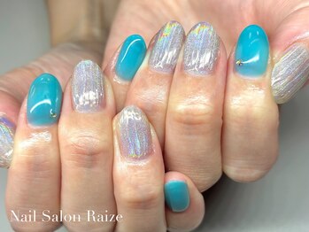 ライズ 本町店(Raize)/バカラネイル/ブルーネイル