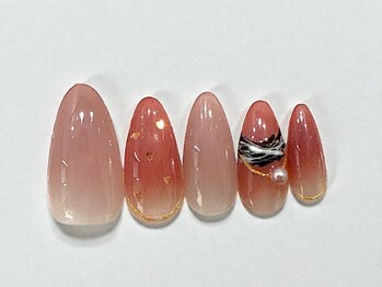 ネイルズミューコ 四谷三丁目店(nail’s MyuCo)/【Bitter Valentine】 