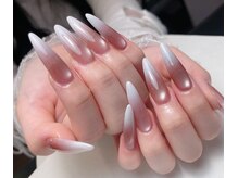 メオネイル(MEO NAIL)/チップ長さだしマグネットxグラ