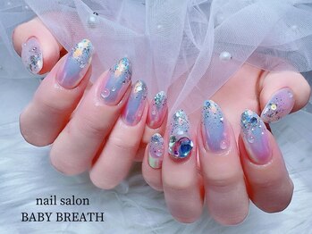 ベイビーブレス(BABY BREATH)/定額オーロラデザイン