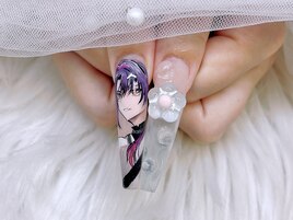 痛ネイル クリアネイル スカルプ