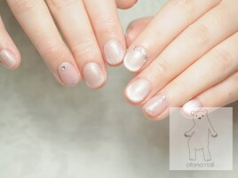 ショートネイルマグネットネイル