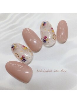 押し花ネイル
