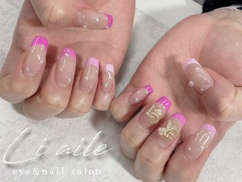 リエル(liaile)/ピンクフレンチネイル