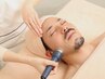★MEN★【パンパンむくみ顔改善】深層超音波小顔+肩こり改善ケア120分