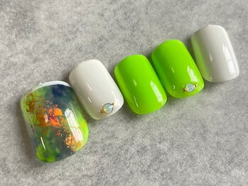 ネイルサロン マハロ(Nail salon MaHaLo)/新規付替オフ込☆フット¥7300