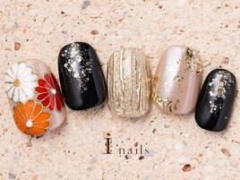 和柄大人ネイル10480円