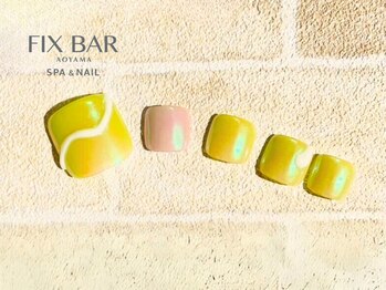 フィックスバー(FIX BAR)/フットシェラック(イエロー)