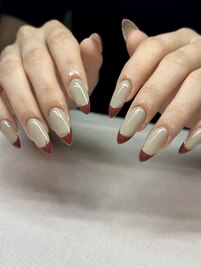 フレンチネイル　¥5500～