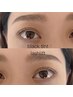 ブラックティントパーマ＋眉ワックス