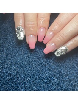 アジュールネイル 岸和田店(Azur Nail)/グラデーション＋埋め尽くし