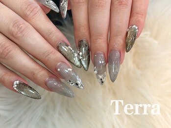 ネイルサロン テラブルー 渋谷店(Terra Blue)の写真/23時迄営業/当日予約OK◎【スカルプ付け放題¥16990】美フォルムロングネイルに★