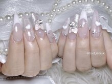 リンドネイル バイ モカ アンド ララ(Lind nail by moca and LaLa)/【misaki】チェックネイル