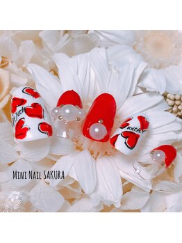 ミニ ネイル サクラ(Mini Nail SAKURA)/ハートネイル