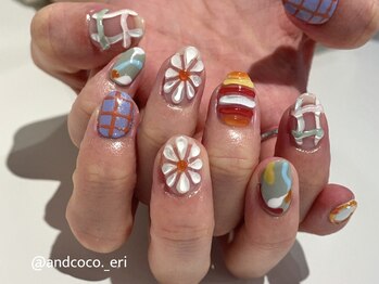 アンドココ 下北沢店(And & coco.)/ぷくぷくアート