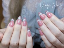 ウサギネイル 新大久保店(usagi nail)/マグネットフレンチ秋可愛い