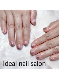 ラメグラデーション