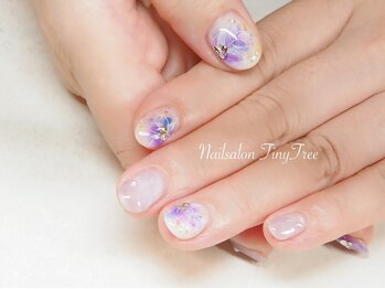 タイニーツリー(Tiny Tree)/144 梅雨ネイル